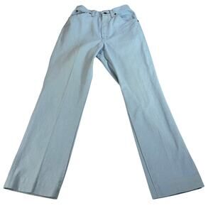 VTG Wrangler womens light blue jeans.  Size 24. High rise, straight leg.  1970s
